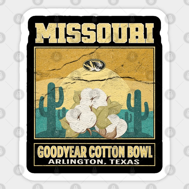 Missouri-cotton-bowl-grunge Sticker by Magic Topeng